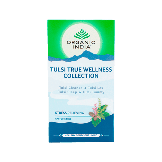 Chá Tulsi True Wellness Collection 20 sachês Organic India