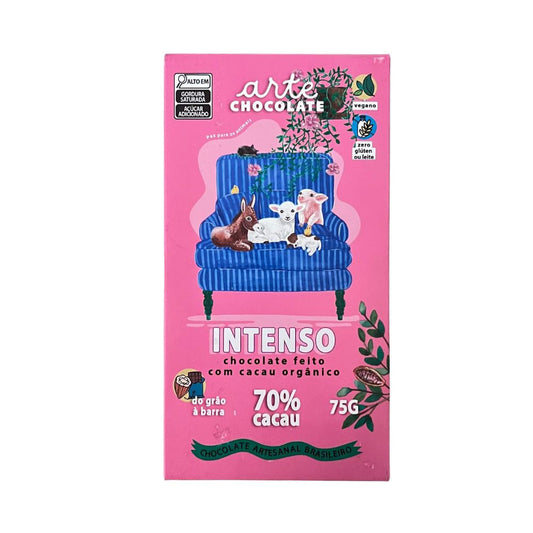 Chocolate Vegano Intenso 75g Arte Chocolate