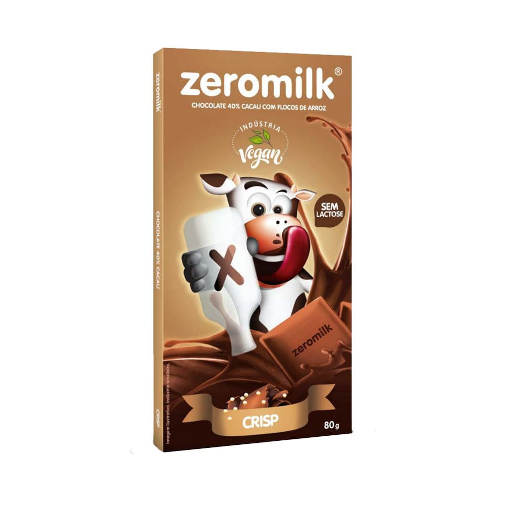 Chocolate Zeromilk Crisp 80g Genevy