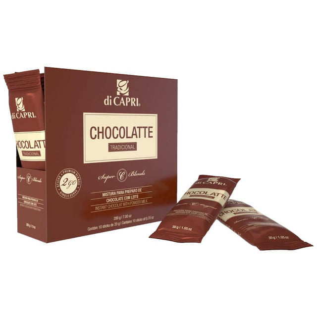 Chocolatte Tradicional 10 Sticks Di Capri