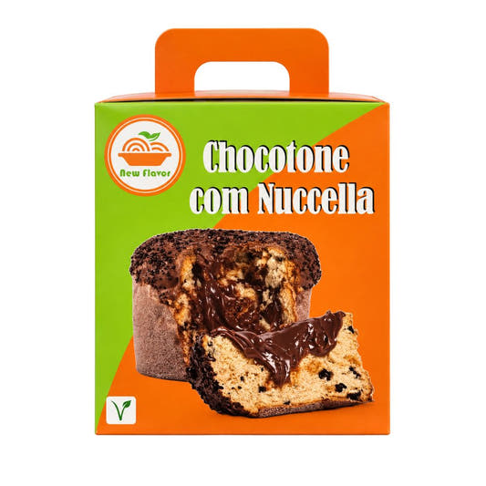 Chocotone Vegano com Nuccella 550g New Flavor Plant Based