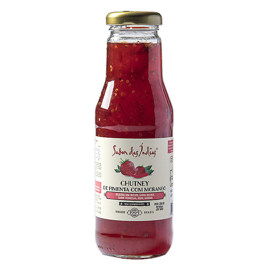 Chutney de Pimenta com Morango 370g Sabor das Índias