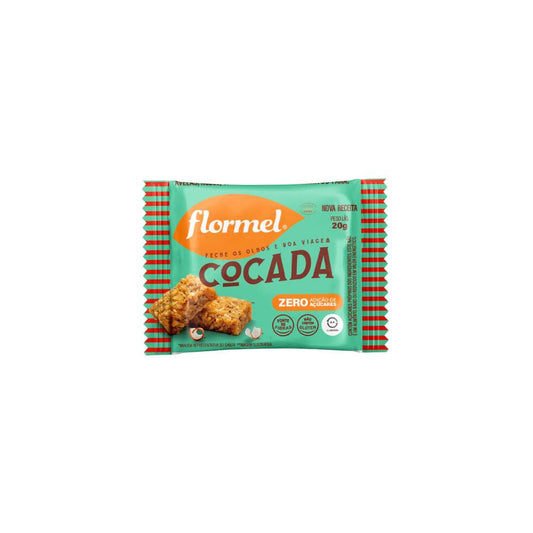 Cocada Zero Açúcar 20g Flormel