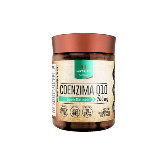 Coenzima Q10 200mg 60 Cápsulas Nutrify