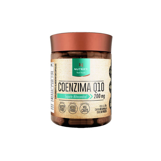 Coenzima Q10 200mg 60 Cápsulas Nutrify