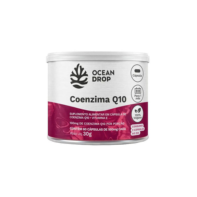 Coenzima Q10 60 Cápsulas Ocean Drop