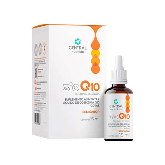 Coenzima Q10 em Gotas Sem Sabor 15ml Central Nutrition