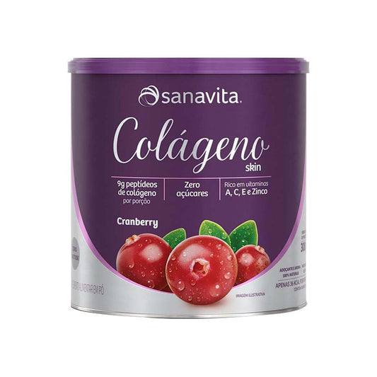 Colágeno Skin Cranberry 300g Sanavita