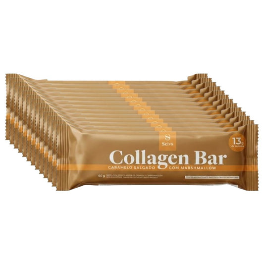 Collagen Bar Caramelo Salgado com Marshmallow 12x45g Selvs