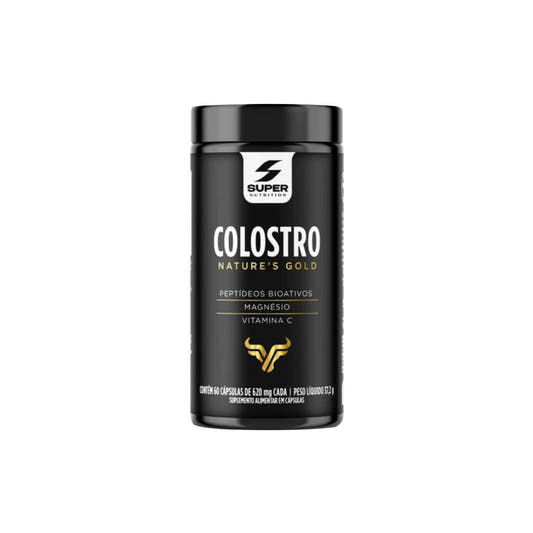 Colostro - Peptídeos Bioativos Magnésio e Vitamina C 60 Cápsulas Super Nutrition