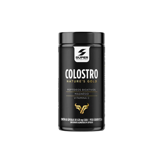 Colostro - Peptídeos Bioativos Magnésio e Vitamina C 60 Cápsulas Super Nutrition