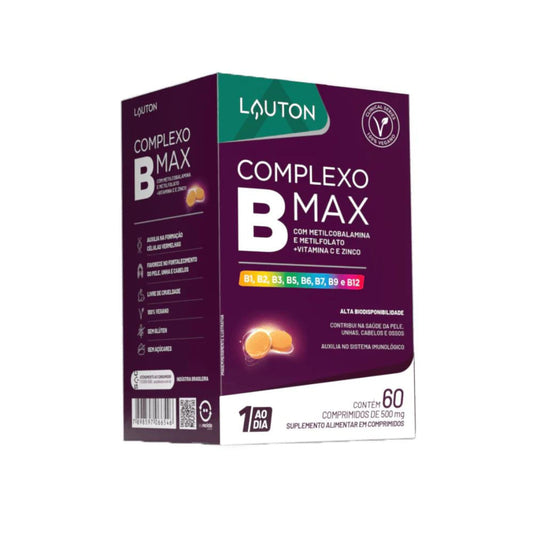 Complexo B Max 60 Comprimidos Lauton