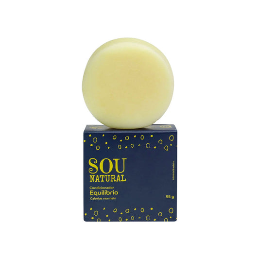 Condicionador Sólido Equilíbrio Cabelos Normais 55g Sou Natural