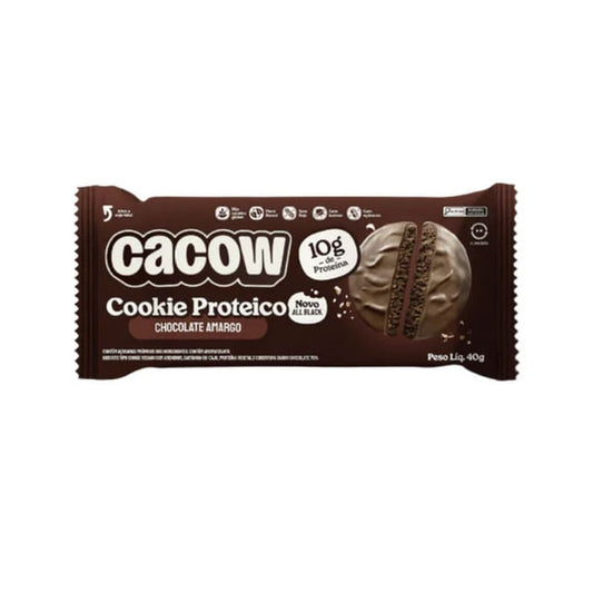 Imagem-de-uma-embalagem-marrom-com-o-rotulo--Cookie-Proteico--sabor-chocolate-amargo-destacando-10g-de-proteina-por-porcao.