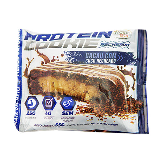 Cookie de Cacau com Coco 55g Protein Tech