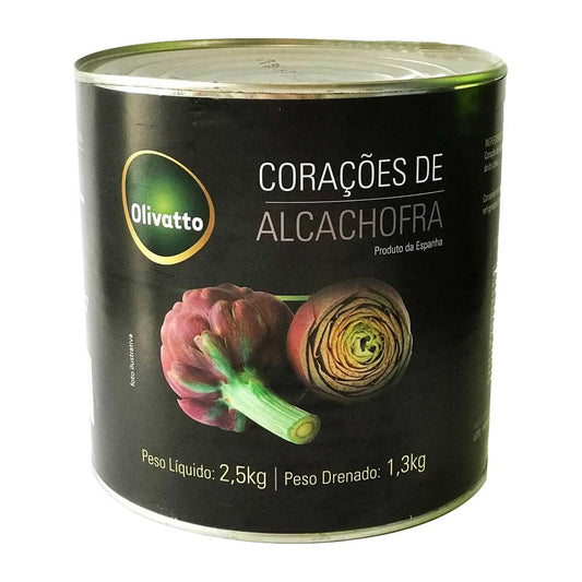 Corações de Alcachofra 1,3Kg Olivatto