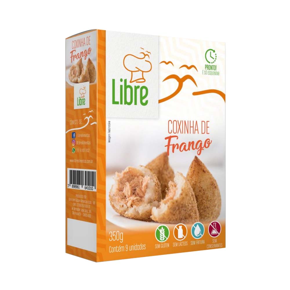 Coxinha de Frango Sem Glúten 350g Libre