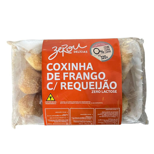Coxinha de Frango com Requeijão Sem Glúten e Lactose 320g Zerou Delícias