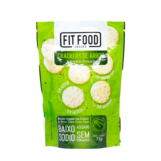 Crackers de Arroz Ervas Finas 75g Fit Food