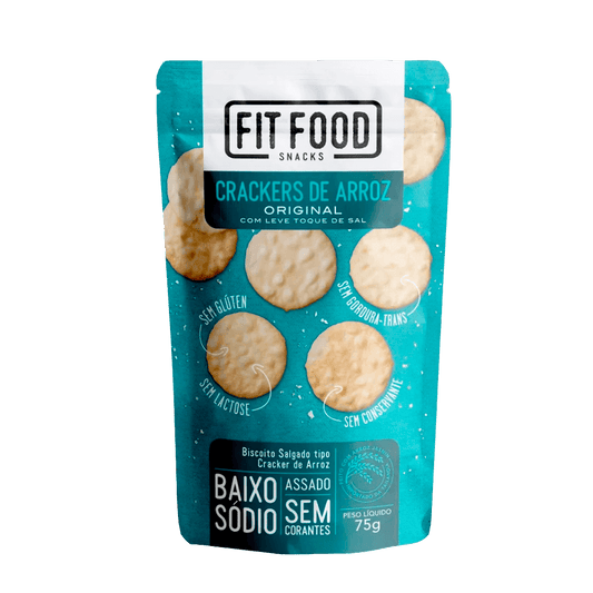 Crackers de Arroz Original 75g Fit Food