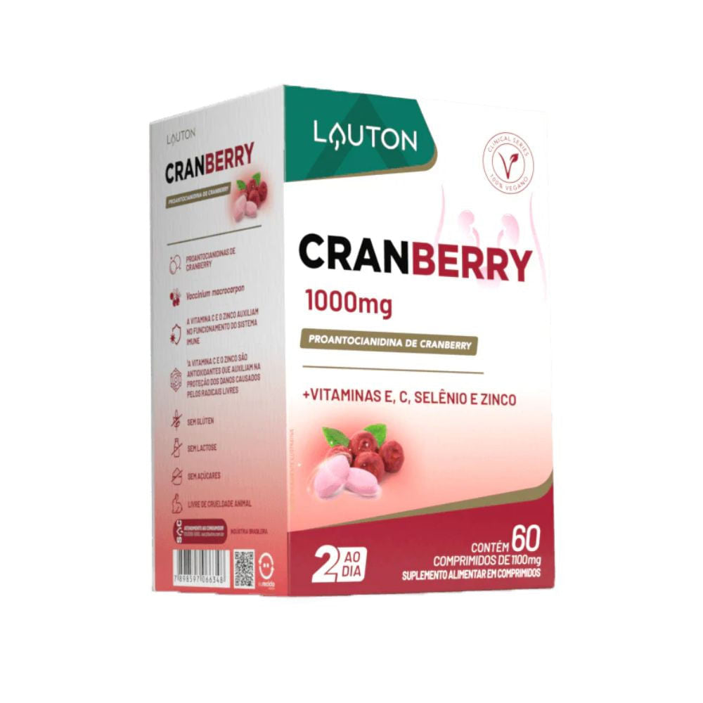 Cranberry 1000mg 60 Comprimidos Lauton