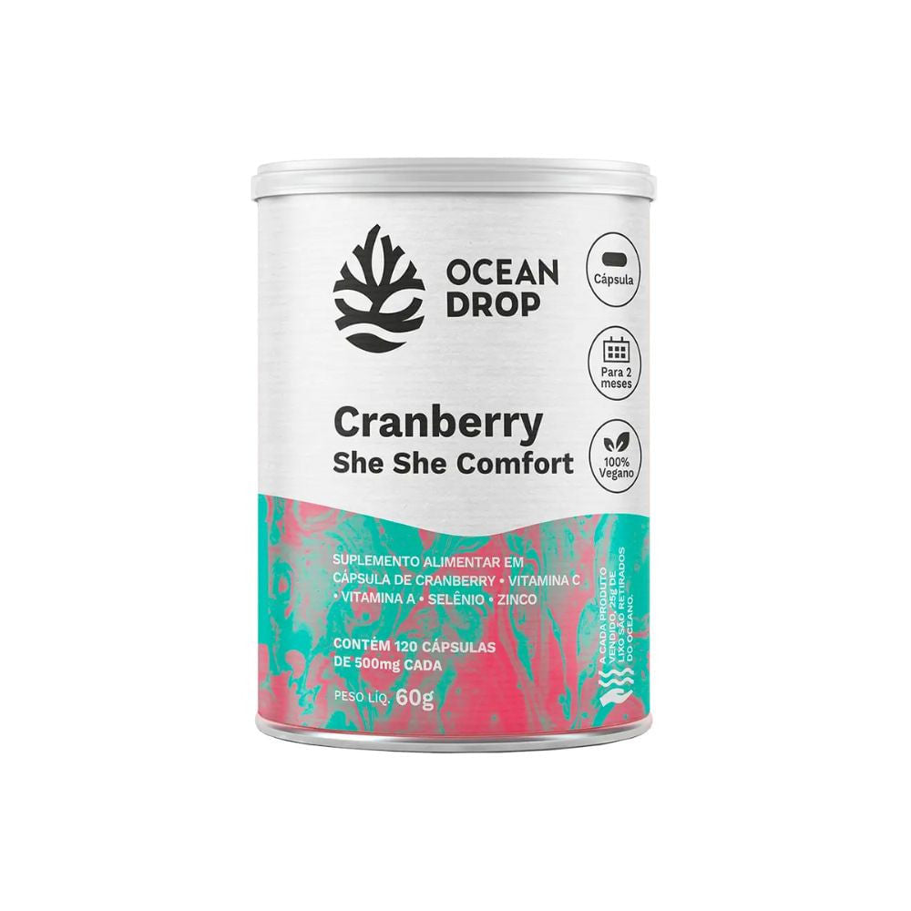 Cranberry She She Comfort 120 Cápsulas Ocean Drop
