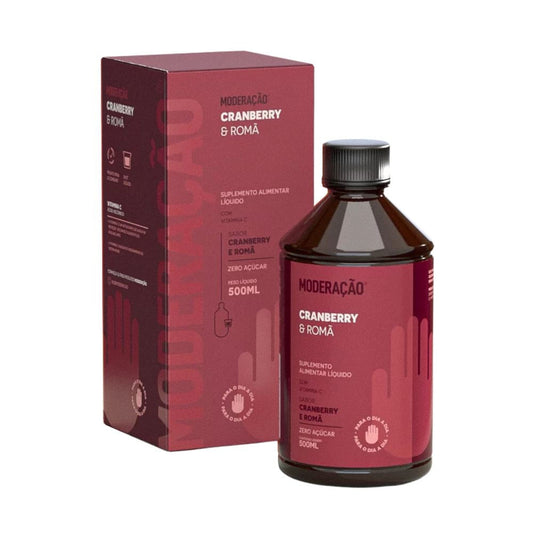 Cranberry e Romã Líquido 500ml Moderação