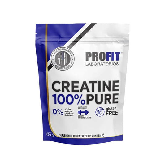 Creatina Monohidratada 100% Pure Refil 250g Profit Labs