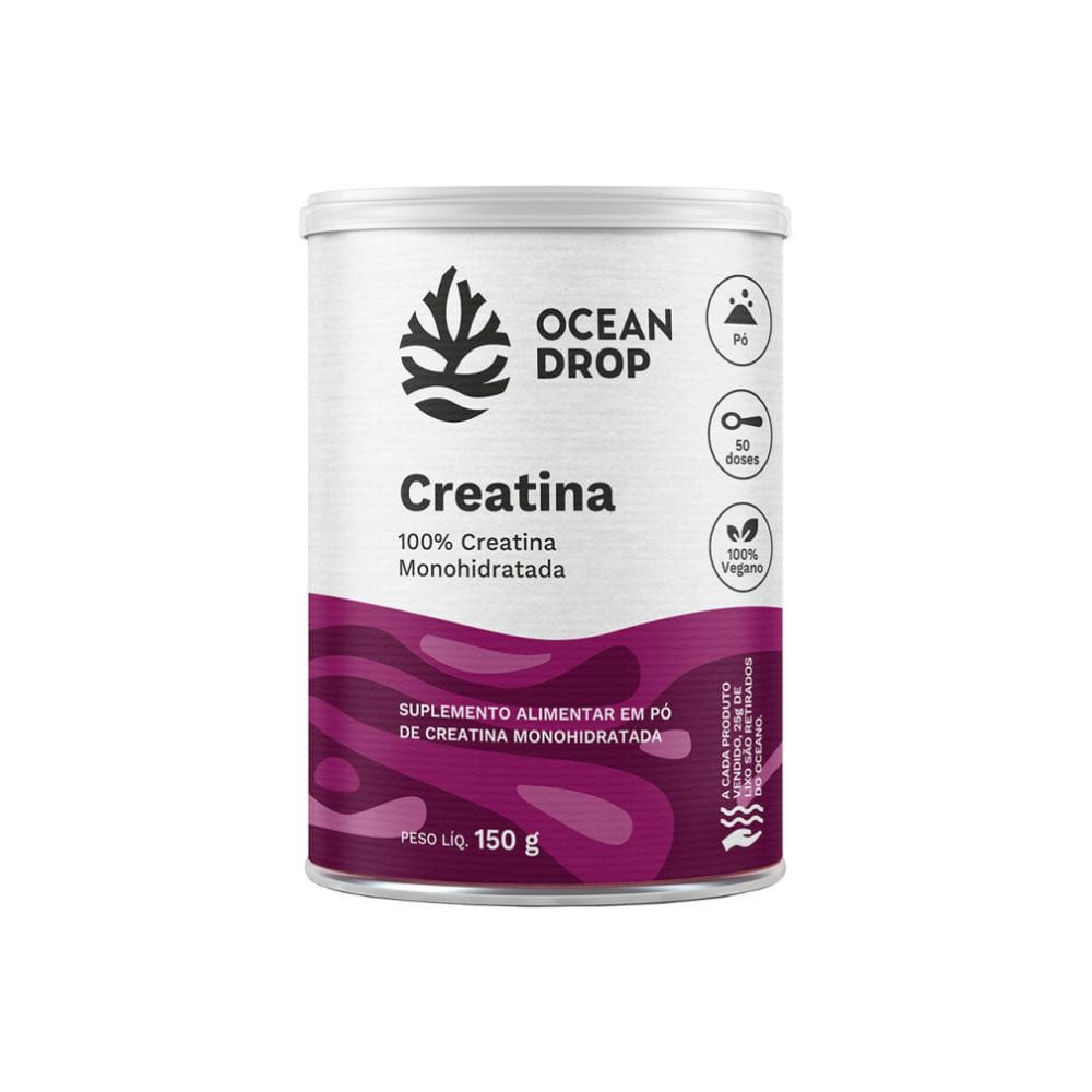 Creatina Monohidratada 150g Ocean Drop