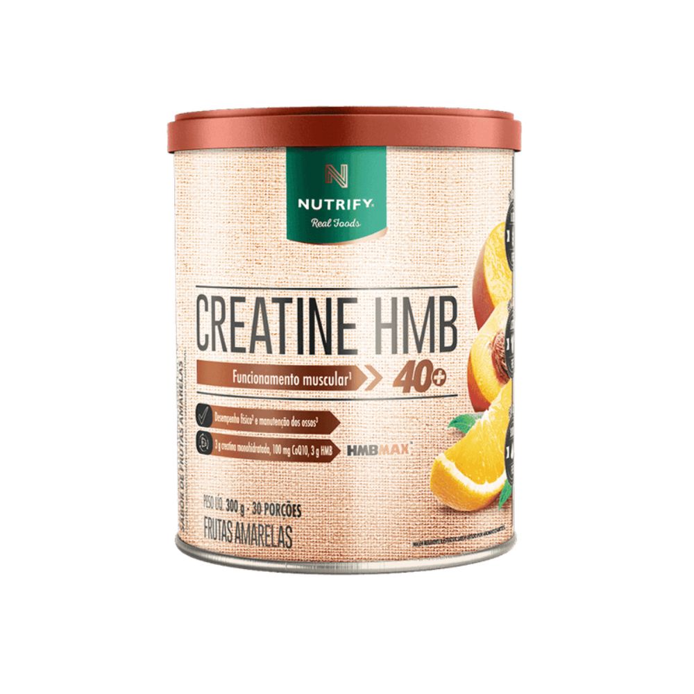 Creatina HMB Sabor Frutas Amarelas 300g Nutrify