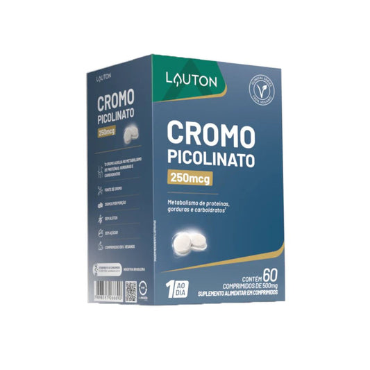 Cromo Picolinato 250mcg 60 Comprimidos Lauton