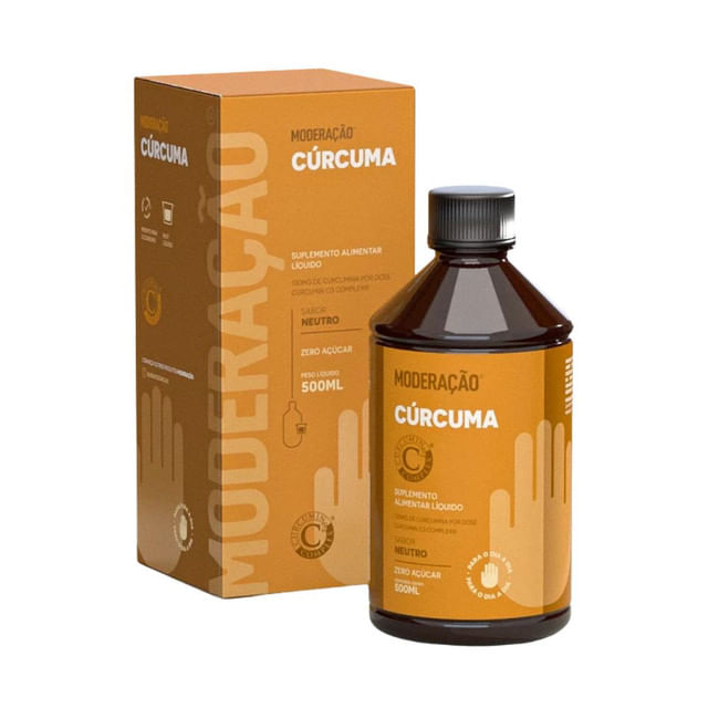 Cúrcuma Líquida 500ml Moderação