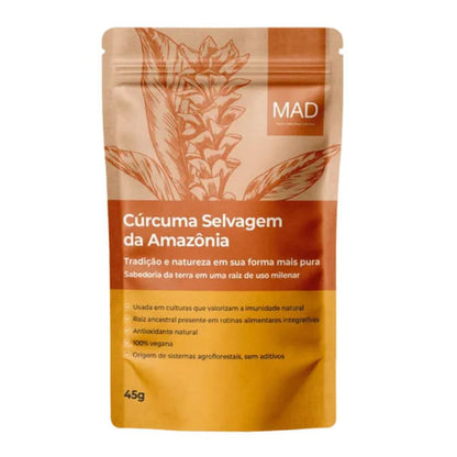 Cúrcuma Selvagem em Pó 45g MAD