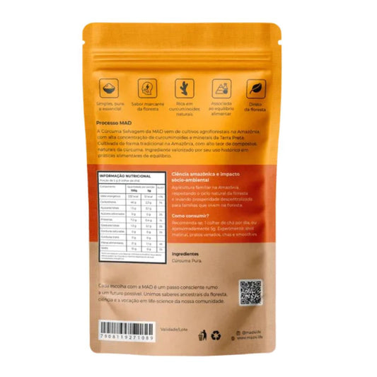 Cúrcuma Selvagem em Pó 45g MAD