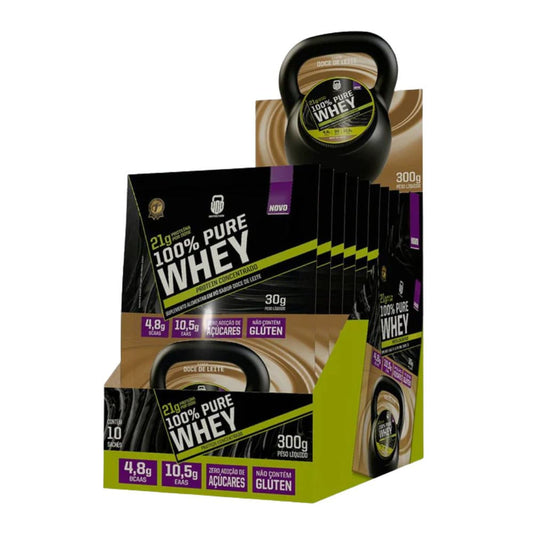 Whey Protein Concentrado Sabor Doce de Leite 10x30g WOD Nutrition