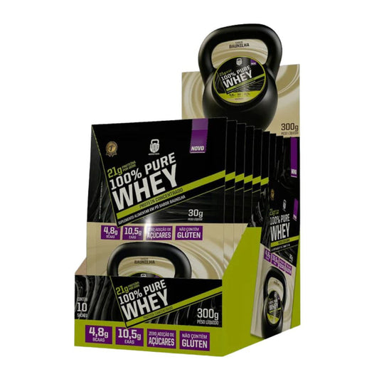 Whey Protein Concentrado Sabor Baunilha 10x30g WOD Nutrition