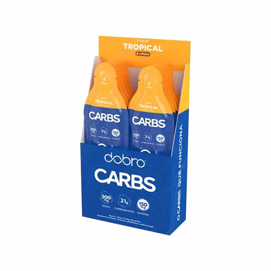 Gel de Carboidrato Carbs Gel 21 Tropical com Cafeína Caixa com 10x30g Dobro
