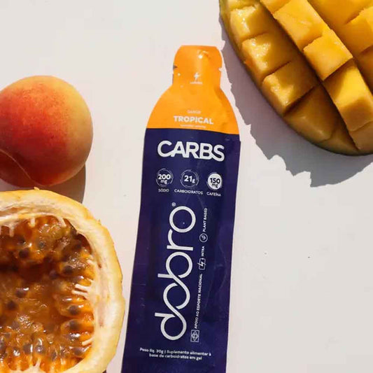 Gel de Carboidrato Carbs Gel 21 Tropical com Cafeína Caixa com 10x30g Dobro