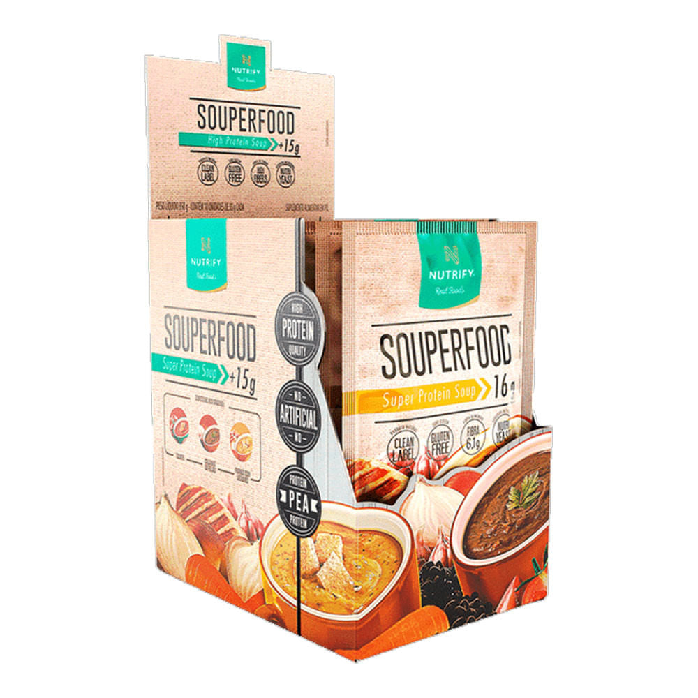 Sopa Proteica Souperfood Sabor Frango com Legumes Nutrify