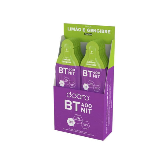 Gel de Carboidrato BT 400 Nitrato Limão e Gengibre Caixa com 10x30g Dobro