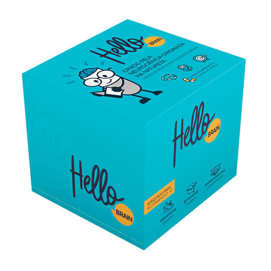 Hellobrain Box 10 Sachês de 15g com 30 Cápsulas Hello Nutrition