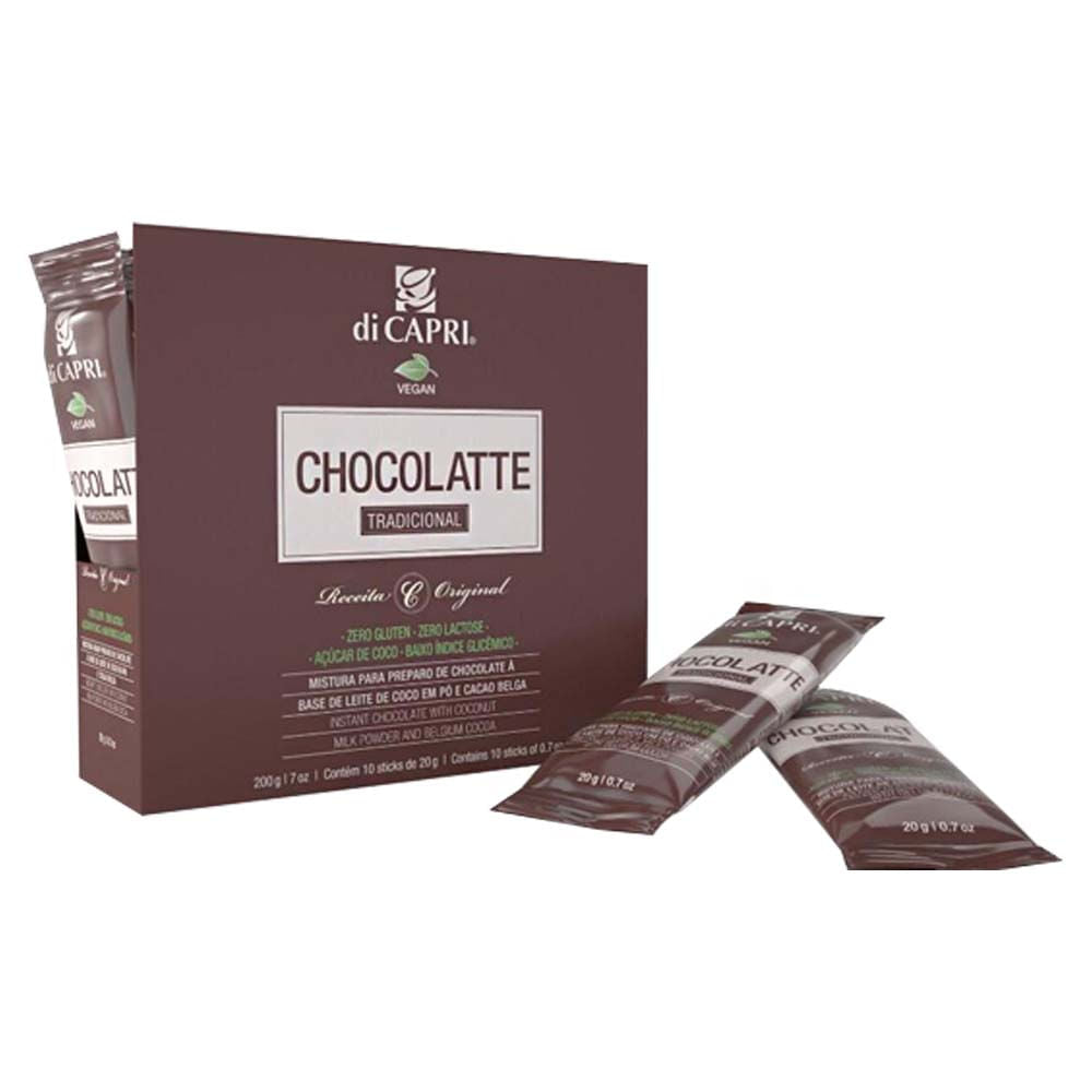 Chocolatte Tradicional Vegano 10 Sticks Di Capri