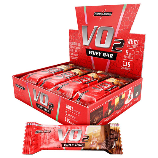 Barra de Proteína VO2 sabor Cookies Integralmedica