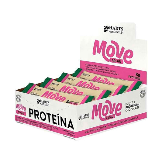 Barra de Proteína Move Cacau 12x40g Harts Natural