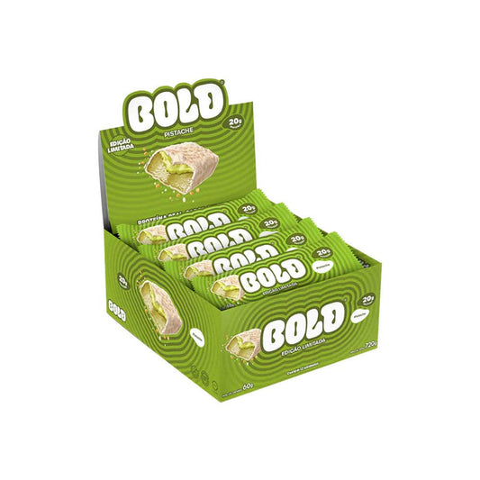 Barra de Proteína BOLD Pistache 12 Unidades 60g Bold Snacks