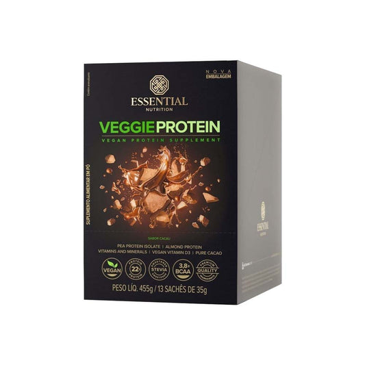 Veggie Protein Cacau Box 13x35g Essential Nutrition