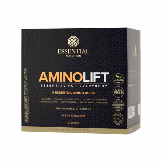 Aminolift Tangerina Caixa com 30 Sachês 12,5g (375g) Essential Nutrition