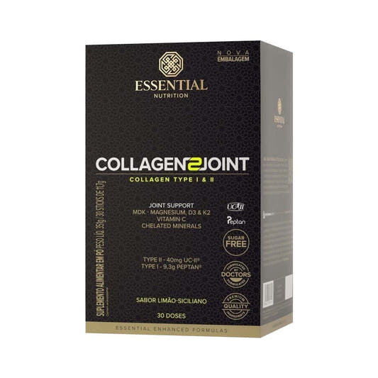 Collagen 2 Joint Limão-siciliano 351g 30 Sachês Essential Nutrition