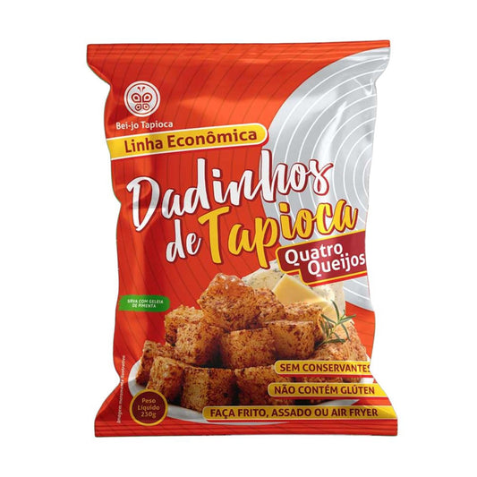 Dadinho de Tapioca com Quatro Queijos 230g Bei-jo Tapioca
