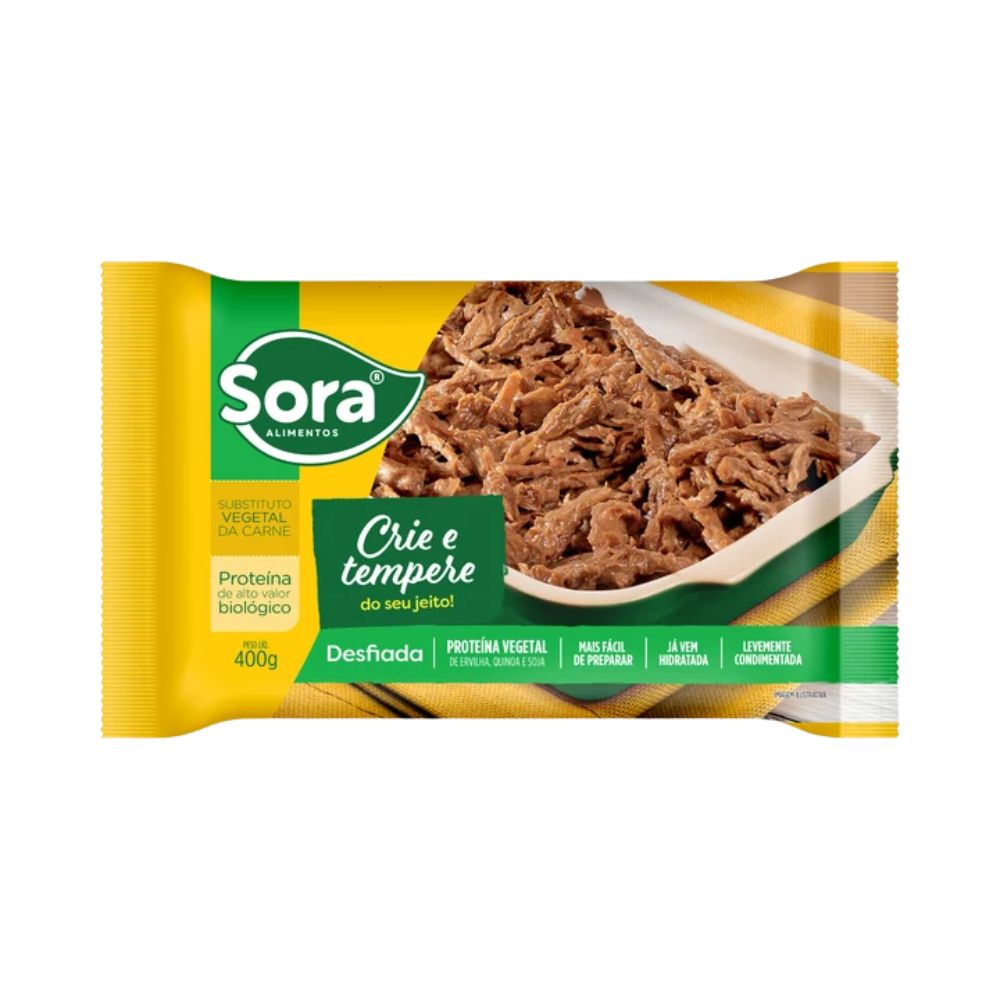 Desfiado Vegetal Crie e Tempere 400g Sora